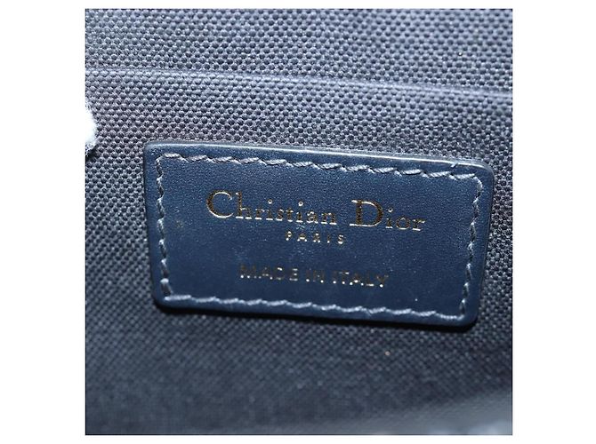 Christian Dior 30 Montaigne Box Oblique Canvas Azul marino - vista 6