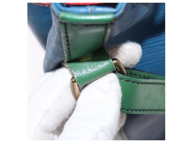 Louis Vuitton Tricolor Noe Epi Leather Large Blau - Ansicht 7