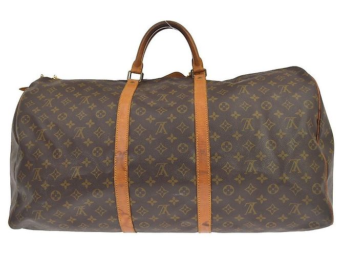 Louis Vuitton Keepall Monogram Canvas 60 Marrone - vista 2