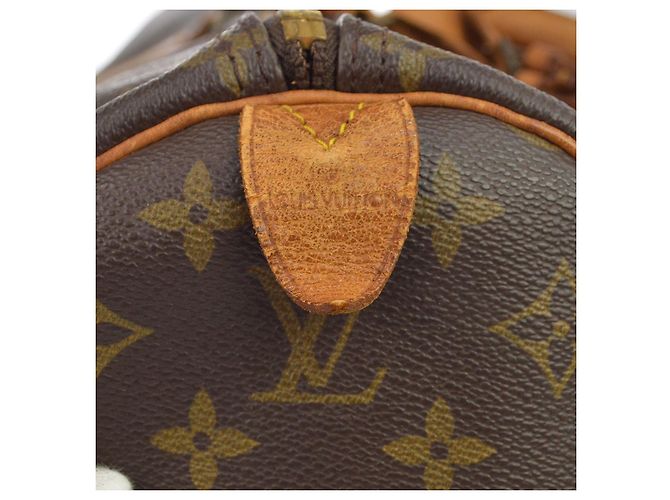 Louis Vuitton Keepall Monogram Canvas 60 Marrone - vista 4