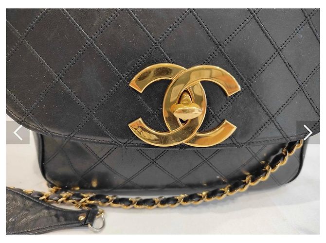 Chanel Classic Flap Bag gestepptes Leder Schwarz - Ansicht 2