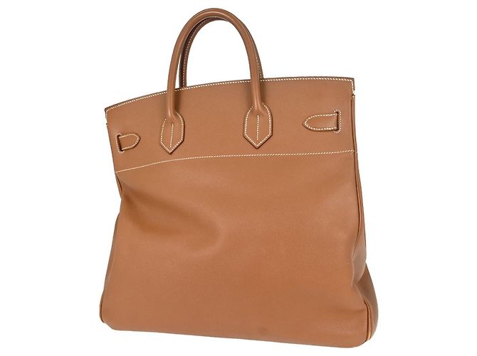 Hermès Hermes Birkin Brown Courchevel mit Gold Hardware 40 Braun - Ansicht 2