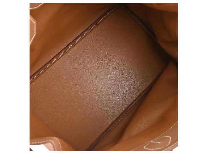 Hermès Hermes Birkin Brown Courchevel mit Gold Hardware 40 Braun - Ansicht 3
