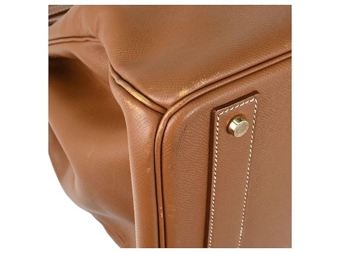 Hermès Hermes Birkin Brown Courchevel mit Gold Hardware 40 Braun - Ansicht 7