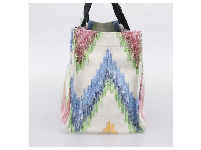 Loewe Paula's Ibiza Embellished Printed Canvas Medium Multicolore - vue 4