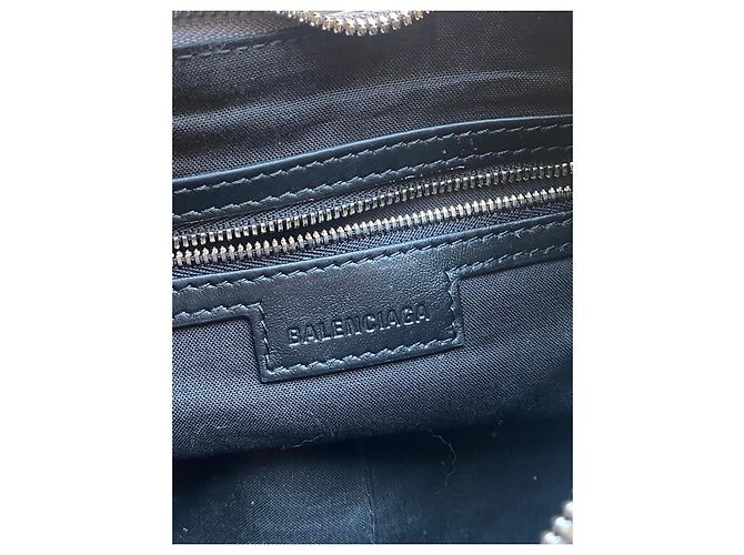 Balenciaga Neo Classic City Borsa Pelle Grigia Grigio - vista 17