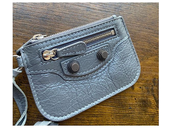 Balenciaga Neo Classic City Borsa Pelle Grigia Grigio - vista 5