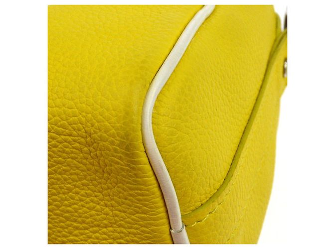 Louis Vuitton Keepall Bandouliere Everyday Signature Printed Leather XS Giallo - vista 6