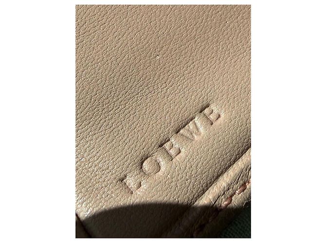 LOEWE Anagram Geldbörse aus puderrosa Leder Pink - Ansicht 8