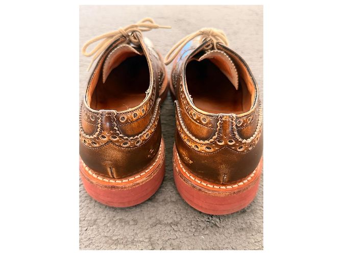 Scarpe Derby Church's in pelle marrone - vista 6