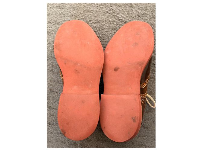 Scarpe Derby Church's in pelle marrone - vista 7