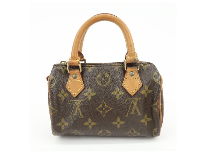 Louis Vuitton Speedy Mini HL Monogram Canvas Marrone - vista 2