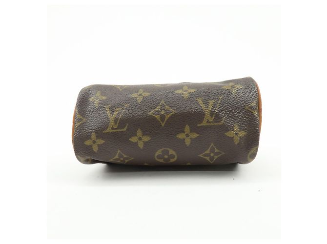 Louis Vuitton Speedy Mini HL Monogram Canvas Marrone - vista 5