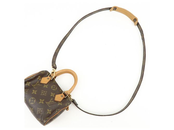 Louis Vuitton Speedy Mini HL Monogram Canvas Marrone - vista 6