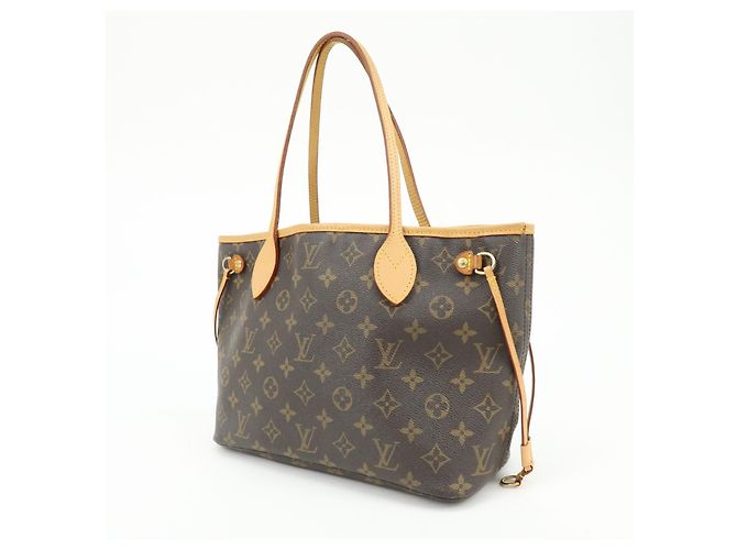Louis Vuitton Neverfull Monogram Canvas PM Marron - vue 3