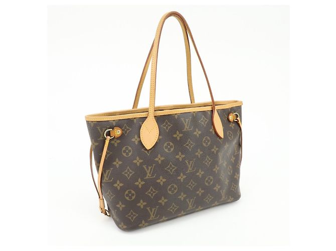 Louis Vuitton Neverfull Monogram Canvas PM Marron - vue 4