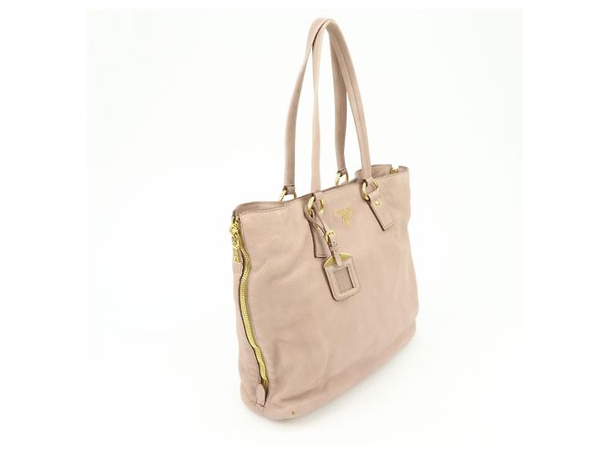 Prada Vitello Daino Leather Large Pink - view 4