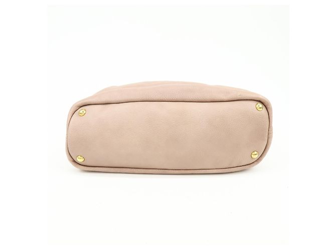 Prada Vitello Daino Leather Large Pink - view 5