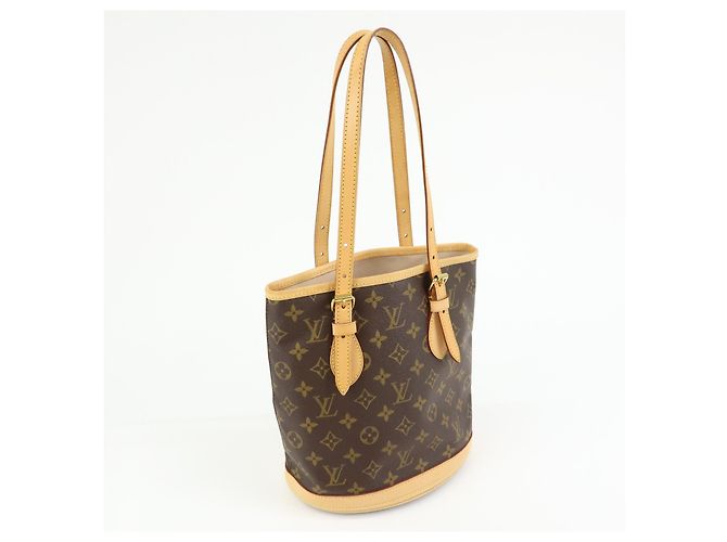 Louis Vuitton Petit Bucket Monogram Canvas Braun - Ansicht 4