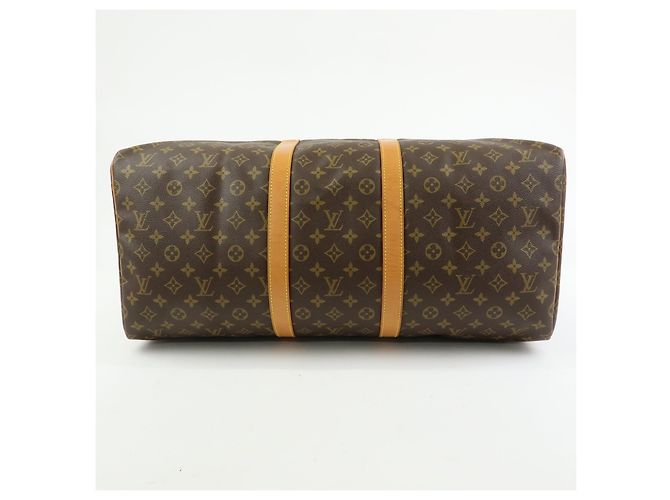 Louis Vuitton Keepall Monogram Canvas 55 Castaño - vista 5