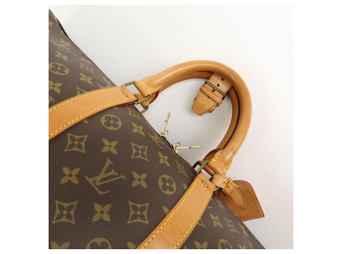 Louis Vuitton Keepall Monogram Canvas 55 Castaño - vista 6