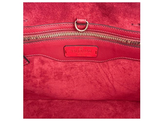 Valentino Borsa Demilune Media con Piume Nero Rosa Rosso Beige Grigio - vista 16