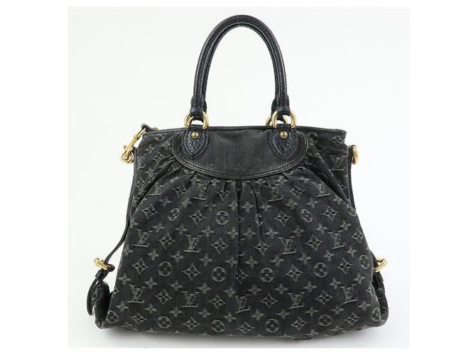 Louis Vuitton Neo Cabby Monogram Denim MM Black - view 2