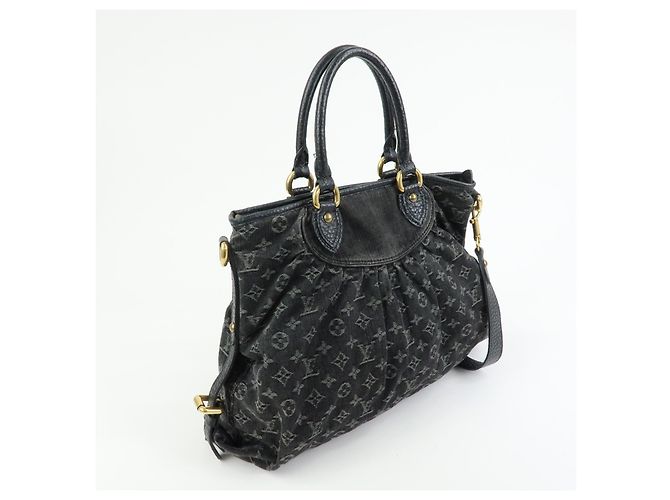 Louis Vuitton Neo Cabby Monogram Denim MM Black - view 4