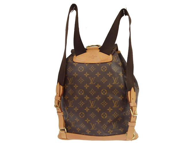 Louis Vuitton Vintage Montsouris Monogram Canvas GM Castaño - vista 2