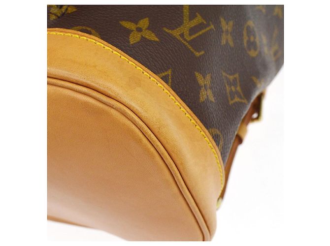 Louis Vuitton Vintage Montsouris Monogram Canvas GM Castaño - vista 6