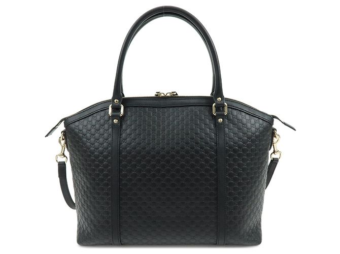 Gucci Guccissima GG Leather Large Preto - vista 2