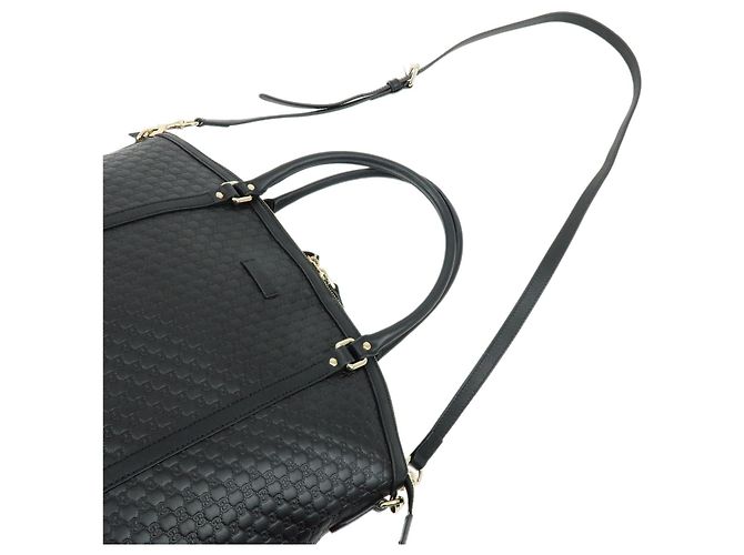 Gucci Guccissima GG Leather Large Preto - vista 4