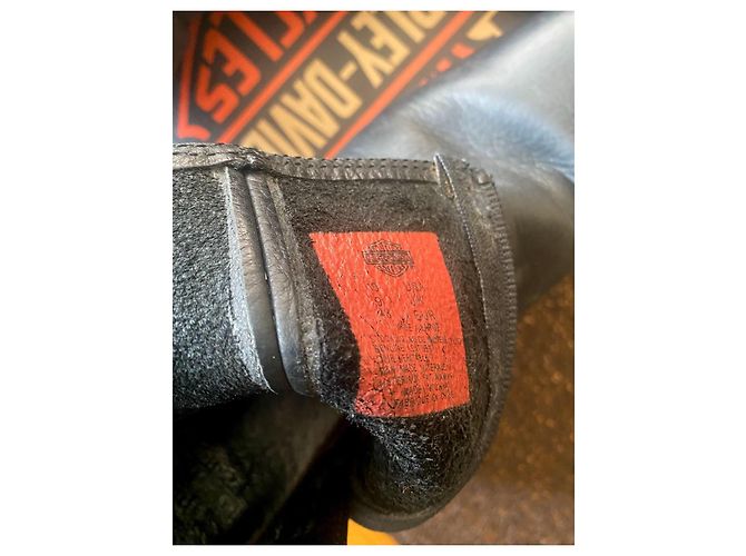 Autre Marque Harley-Davidson Lederstiefel in Schwarz - Ansicht 4