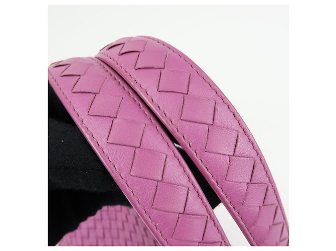 Bottega Veneta Garda Intrecciato Nappa Medium Porpora - vista 7