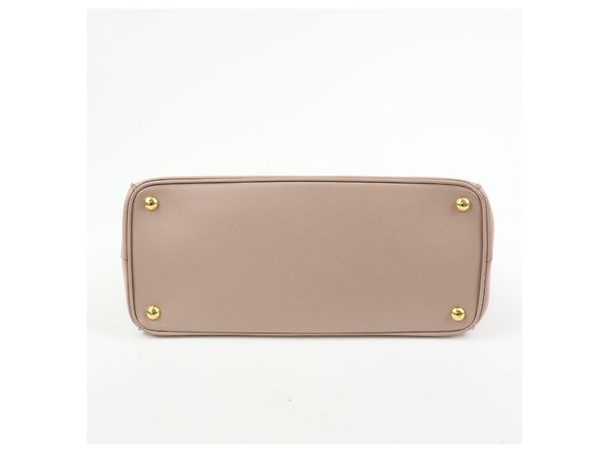 Prada Galliera de piel Saffiano con aplique Large Rosa - vista 5