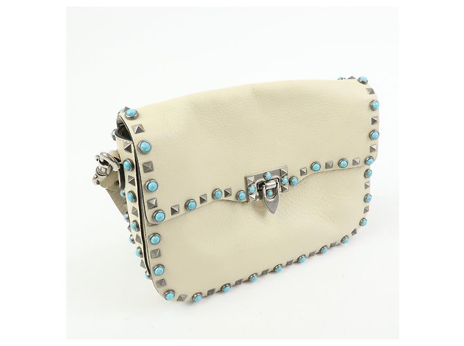 Valentino Garavani Rolling Rockstud Leather with Cabochons Small Mehrfarben - Ansicht 4