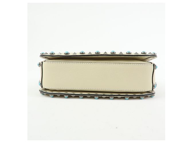 Valentino Garavani Rolling Rockstud Leather with Cabochons Small Mehrfarben - Ansicht 5