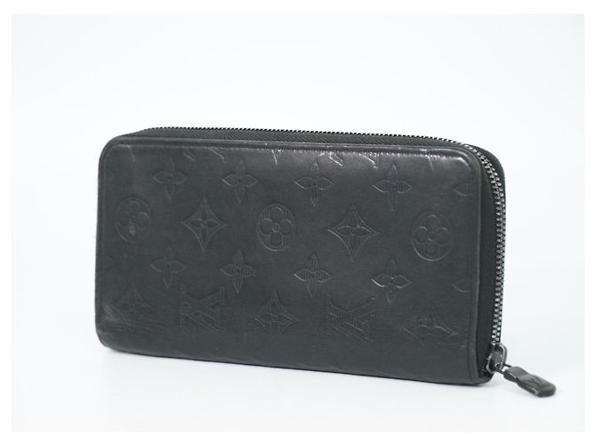 Louis Vuitton Zippy Monogram Shadow Leather Vertical Black - view 2