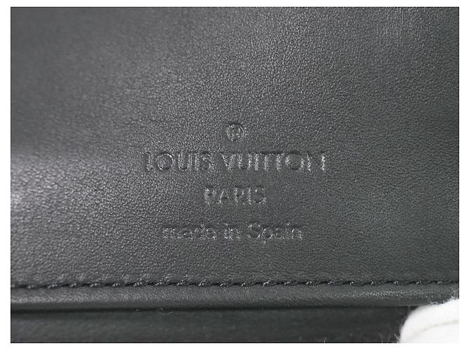 Louis Vuitton Zippy Monogram Shadow Leather Vertical Black - view 7