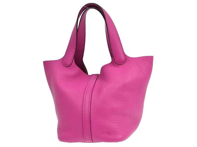 Hermès Hermes Picotin Lock Clemence MM Rosa - vista 2