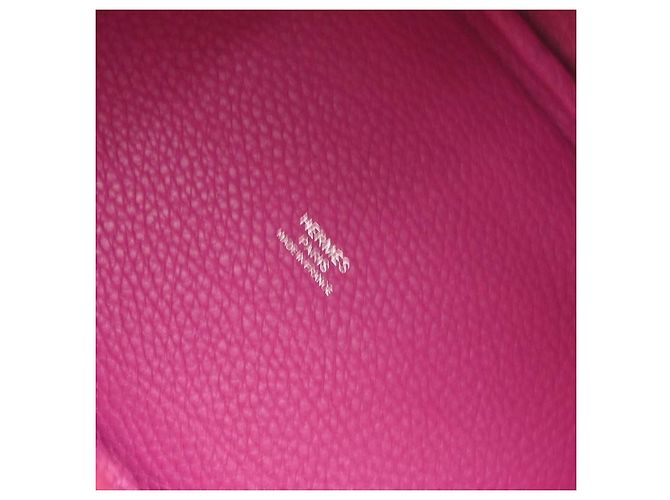 Hermès Hermes Picotin Lock Clemence MM Rosa - vista 4