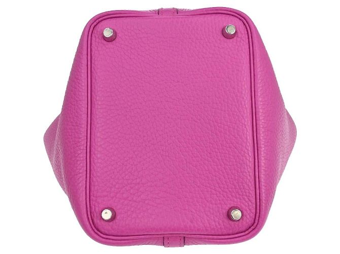 Hermès Hermes Picotin Lock Clemence MM Rosa - vista 6