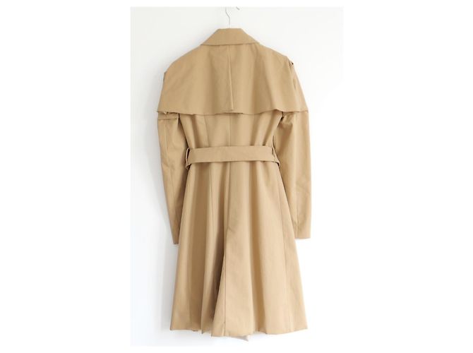 Gabardina Fendi x Karl Lagerfeld Primavera 2006 con Mangas Abullonadas Beige - vista 7
