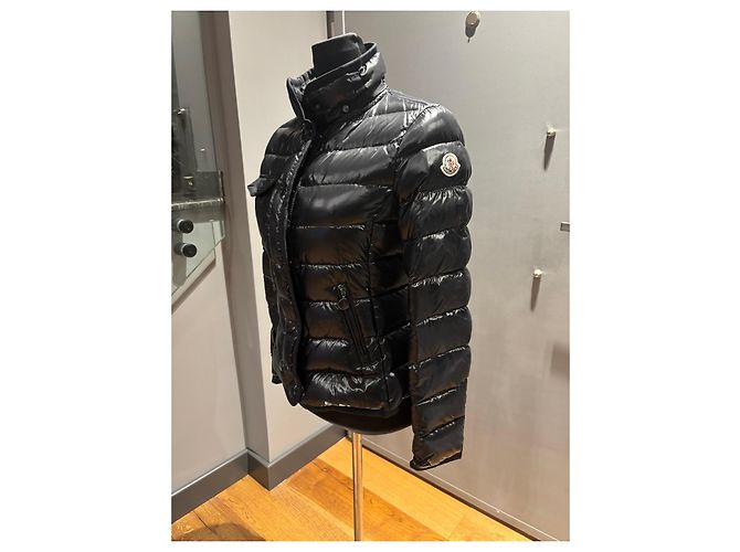 Moncler Piumino lucido nero - vista 2