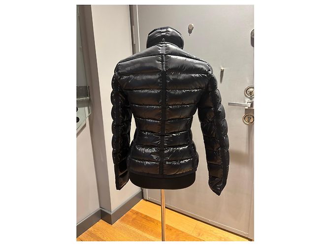Moncler Piumino lucido nero - vista 3