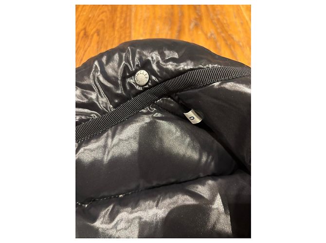 Moncler Piumino lucido nero - vista 4
