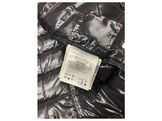 Moncler Piumino lucido nero - vista 6