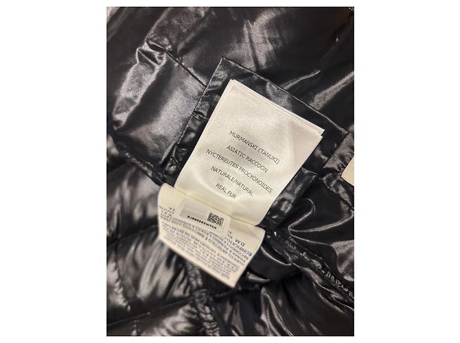 Moncler Piumino lucido nero - vista 7