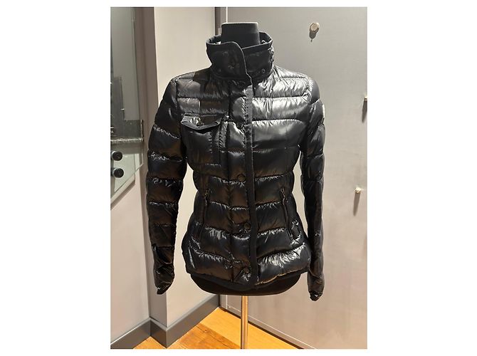 Moncler Piumino lucido nero - vista 9