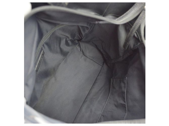 Chanel Biarritz Quilted Coated Canvas Small Nero - vista 3